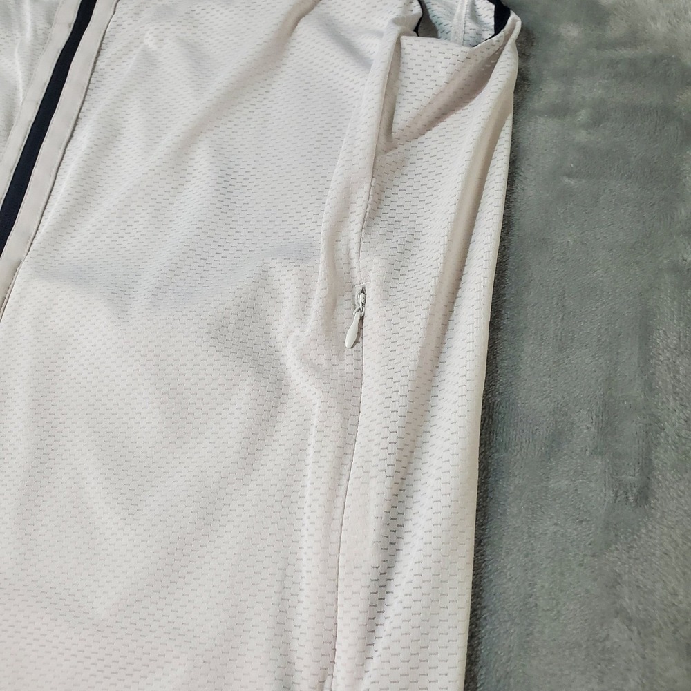 Master Bear Golf Wear Mens White Mesh Full Zip Performance Vest Size 105 XL - Picture 5 of 5